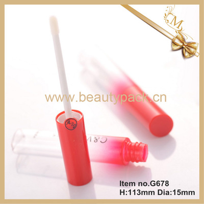 供應(yīng)漸變噴鍍時(shí)尚簡約唇彩管G678 優(yōu)質(zhì)化妝品包裝解決方案
